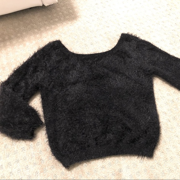 V Back Cropped Sweater from Plenty | monk & lou - Picture 2 of 6